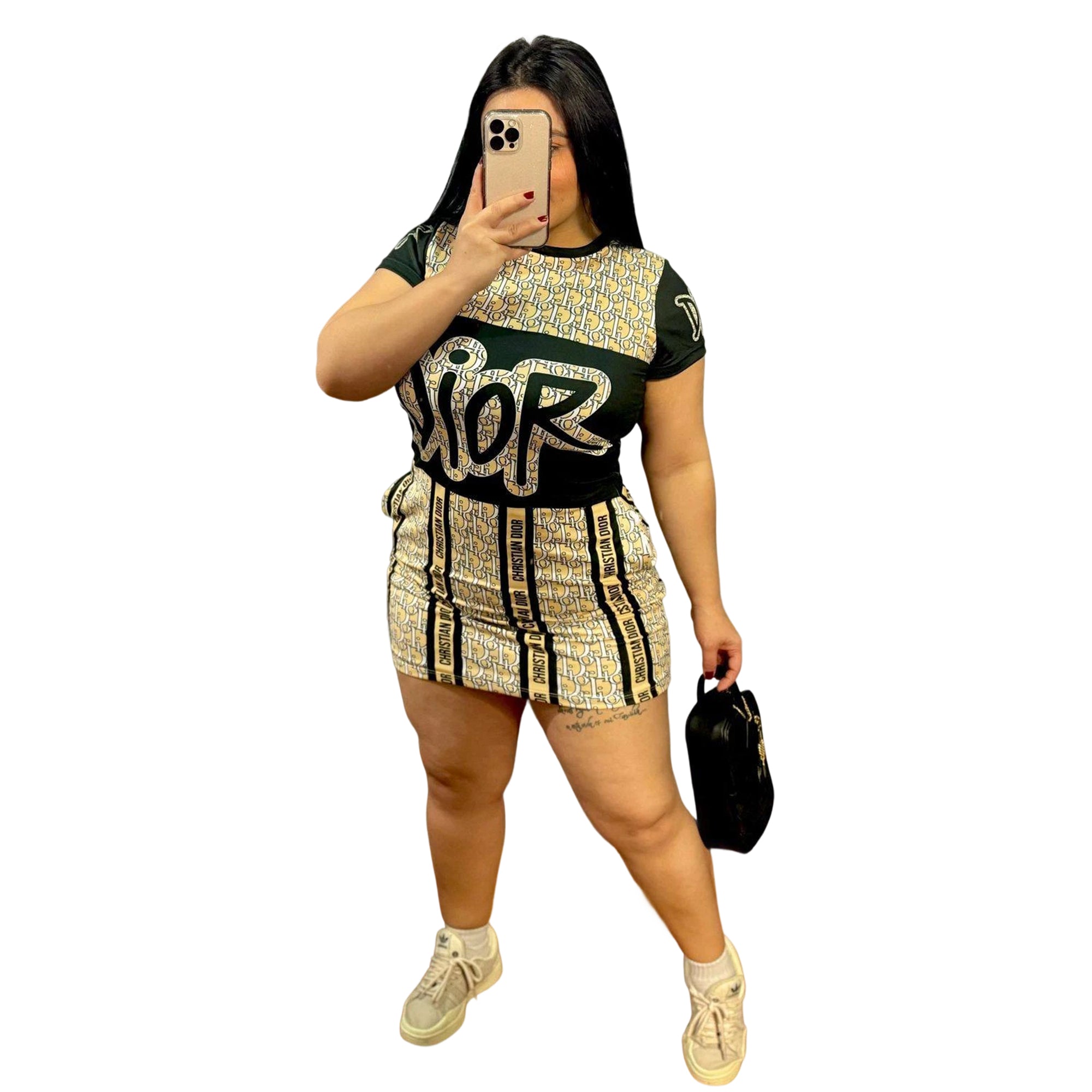 Women's Casual Chic Printed Bodycon Dress 29