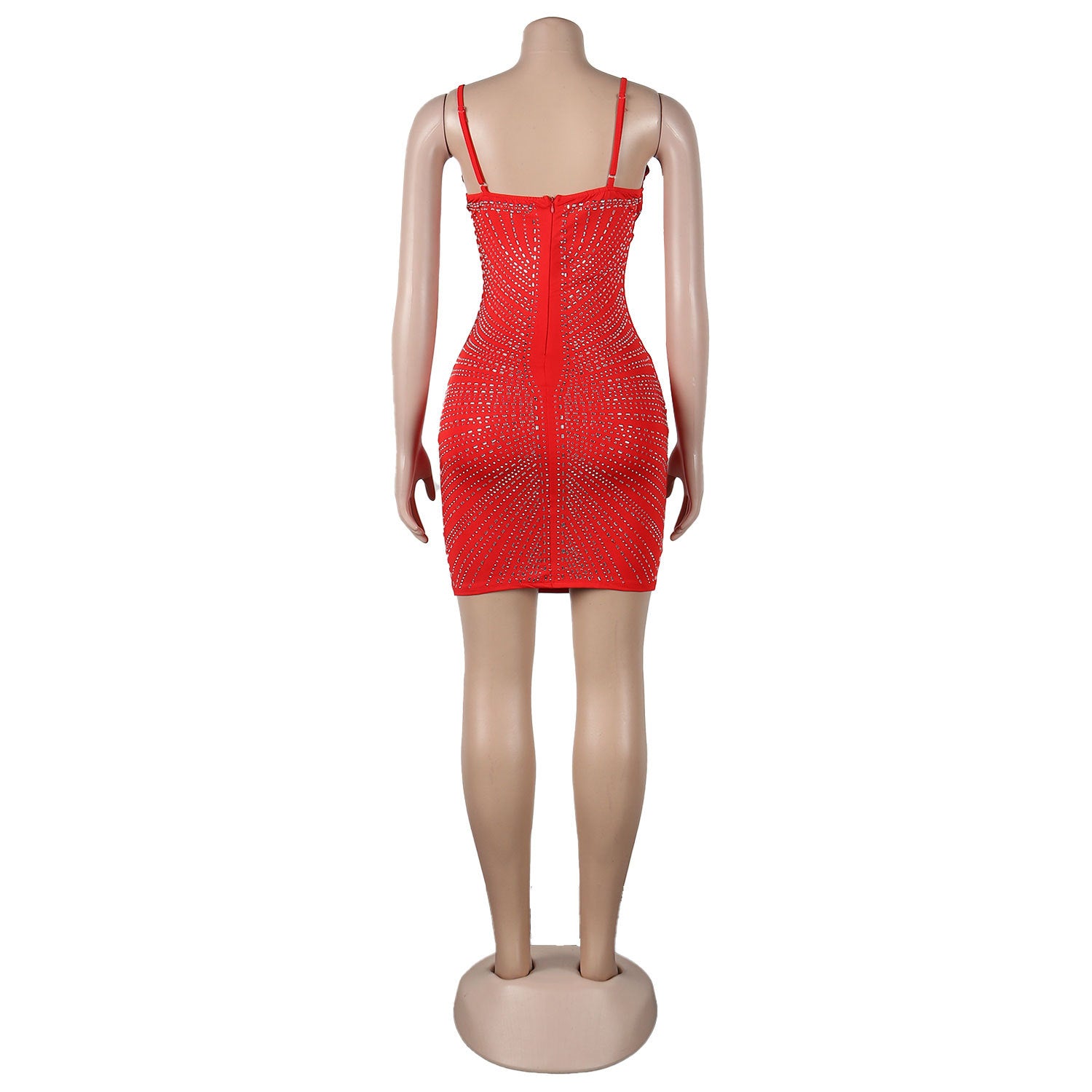 Sexy Beaded Strap Dress Nightclub Wear 27
