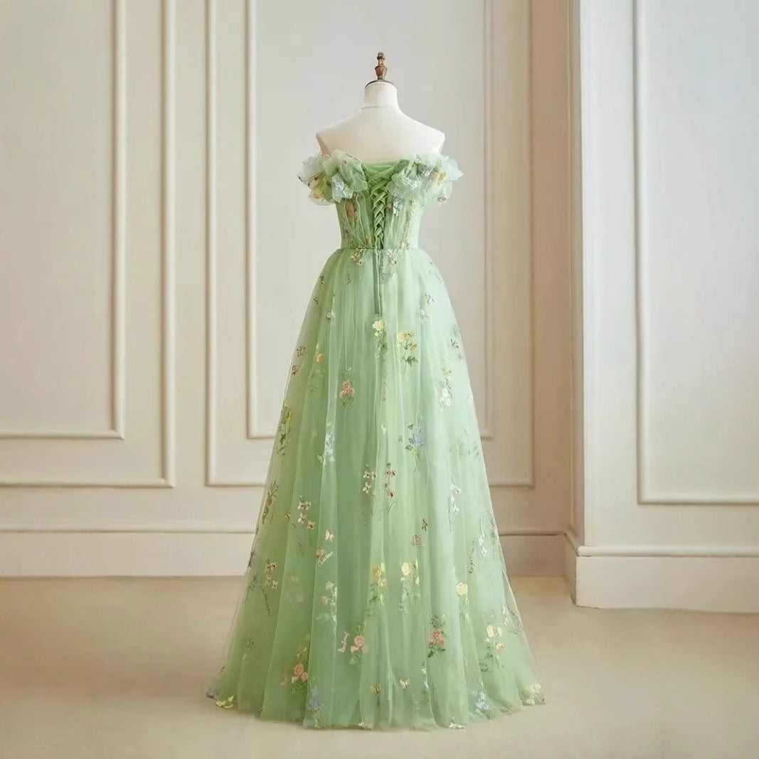 Women Off-Shoulder Strapless Evening Dress（Processing time need 3-6 days） 4