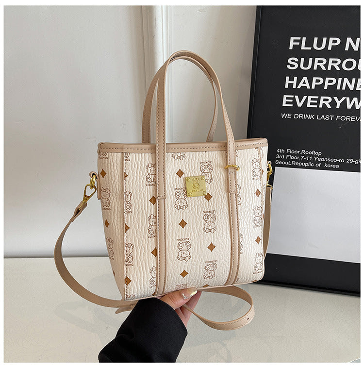 Women Popular Handbags Single Shoulder Bag Printed Bucket Bag Crossbody Bag 32