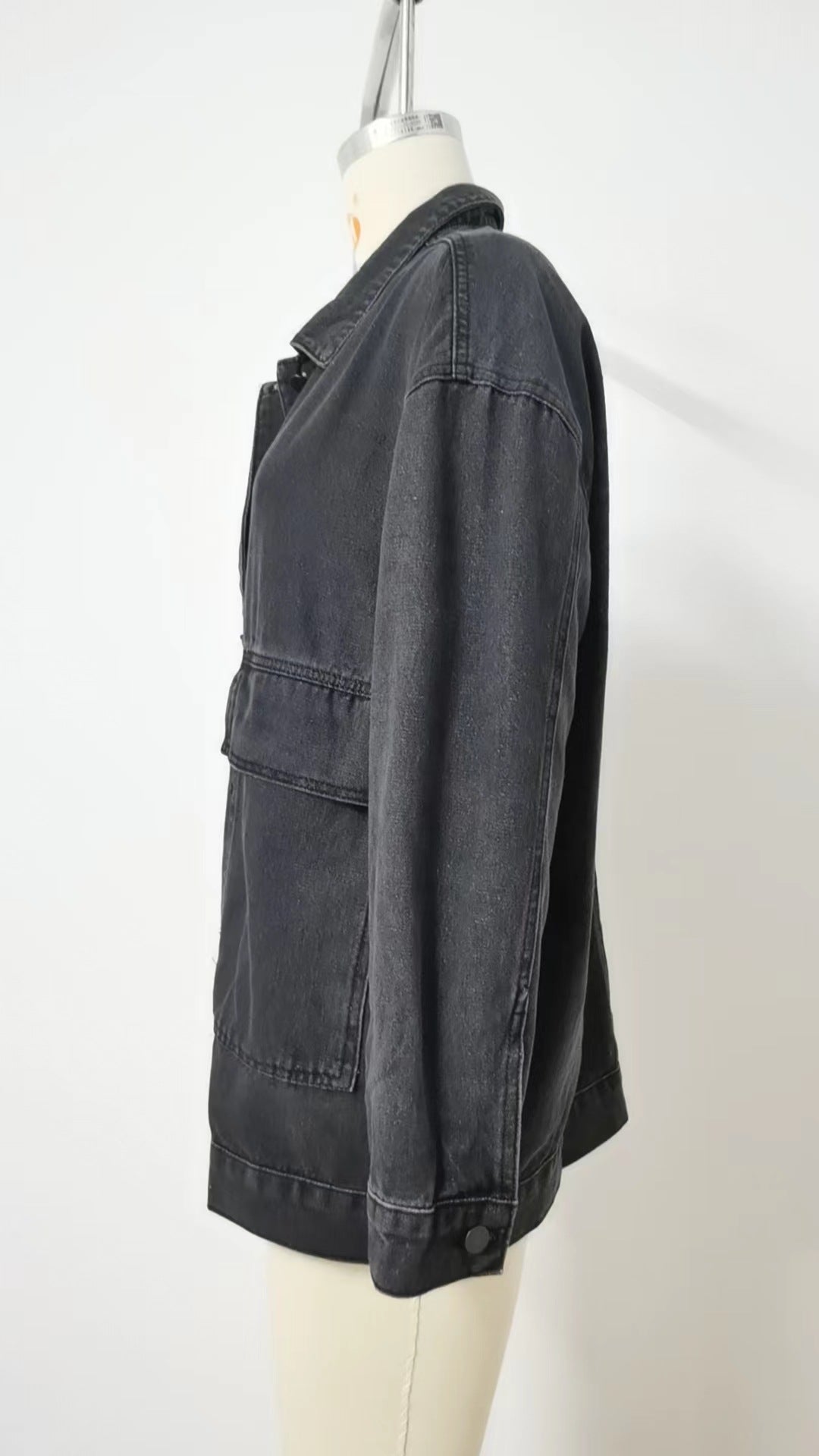 Women Retro Classic Loose Denim Casual Jacket 35