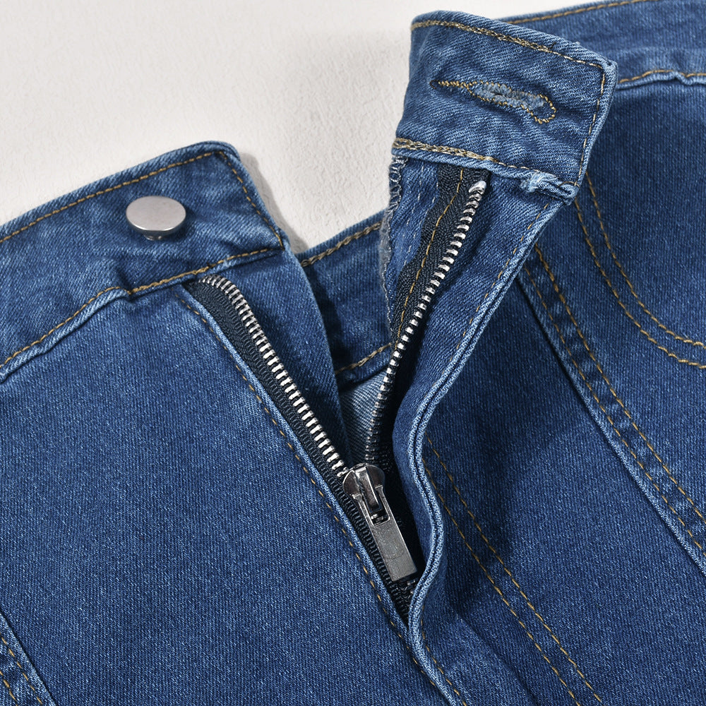 Summer Sexy Strapless Slim Denim Dress For Women 11