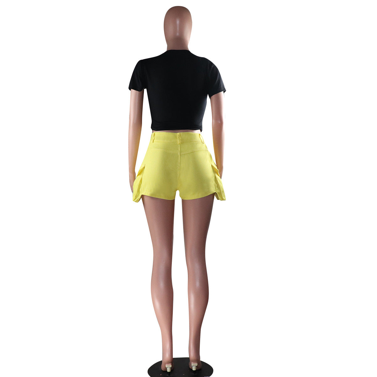 Women's Pocket Denim Shorts Casual Summer Style 8