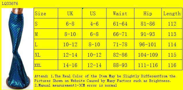 Sexy Mermaid High Waist Fishtail Skirt 15