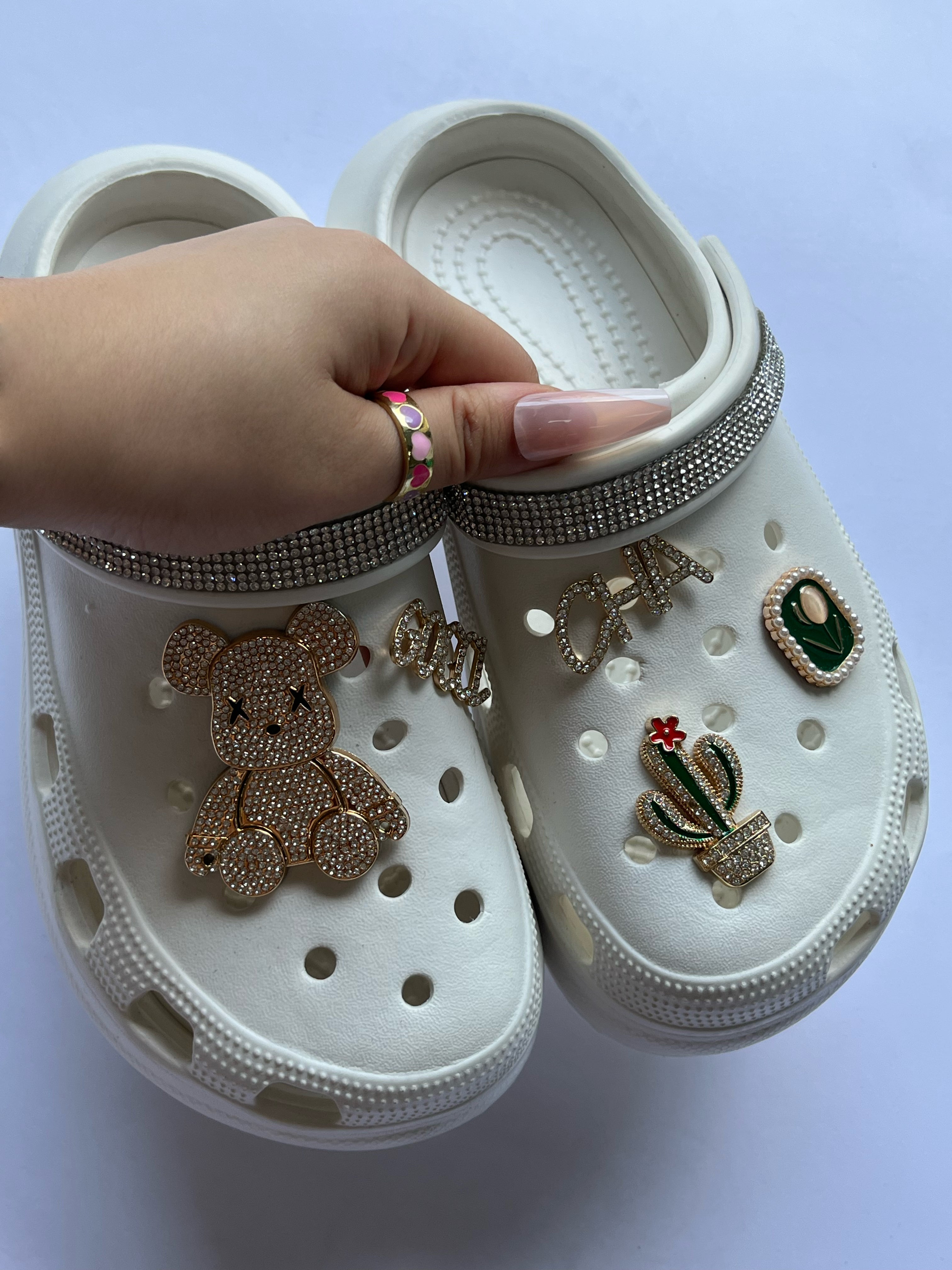 Cactus accessories high-heeled hole shoes women's summer slope heel thick bottom hole shoes women's shoes 10