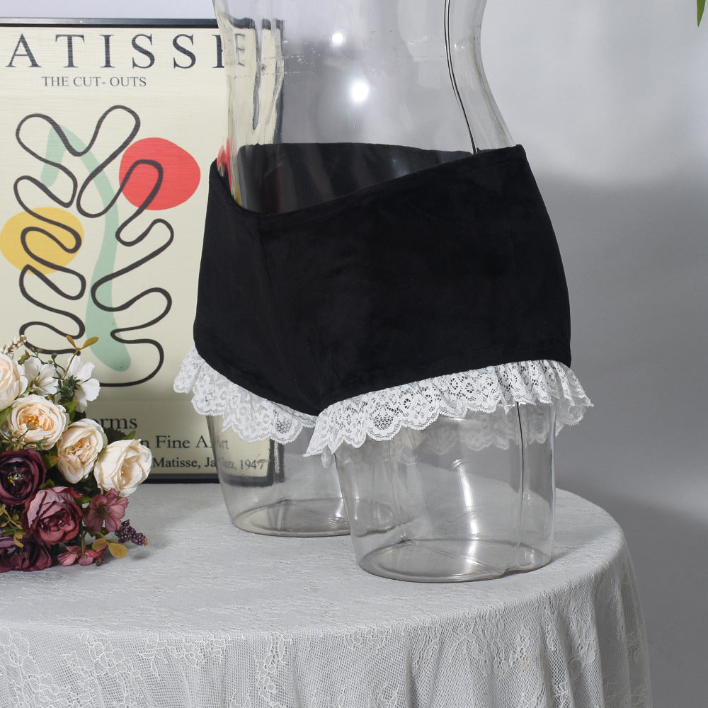 Women Spring and Summer Patchwork Contrast Shorts 10