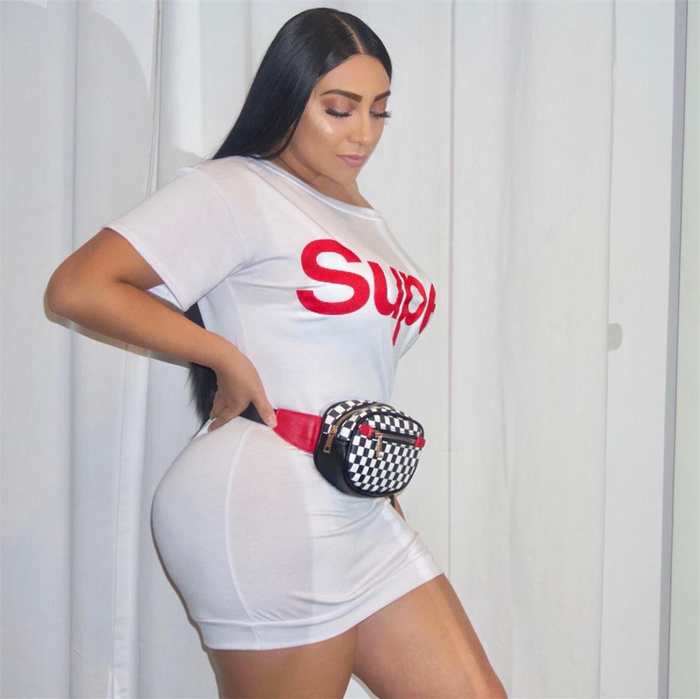 Women Printed Casual Short Sleeve Dress 4