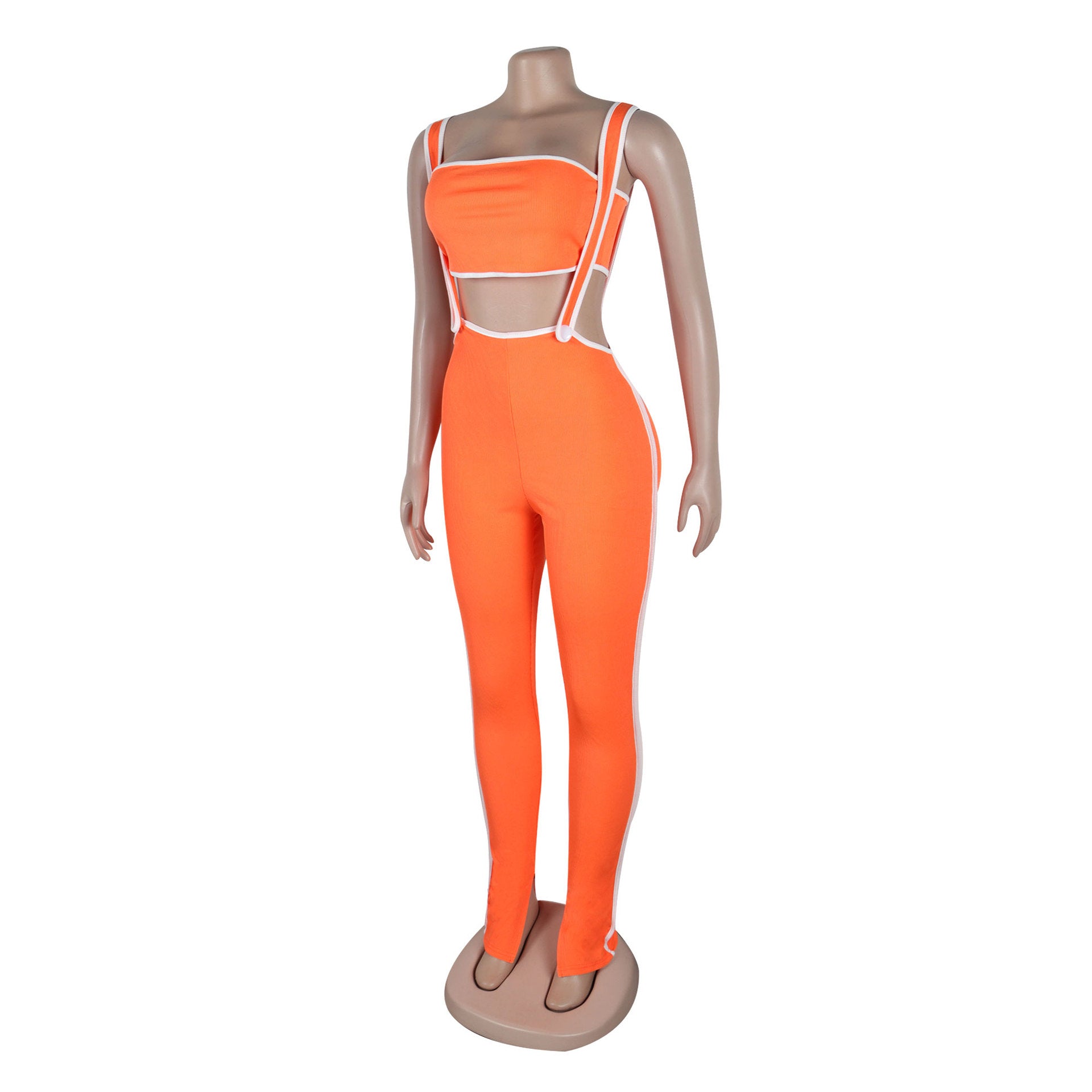 Tube Top Strap Trousers Two-Piece Set 24