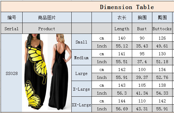 Women Sleeveless Strap Printed Beach Dress 11