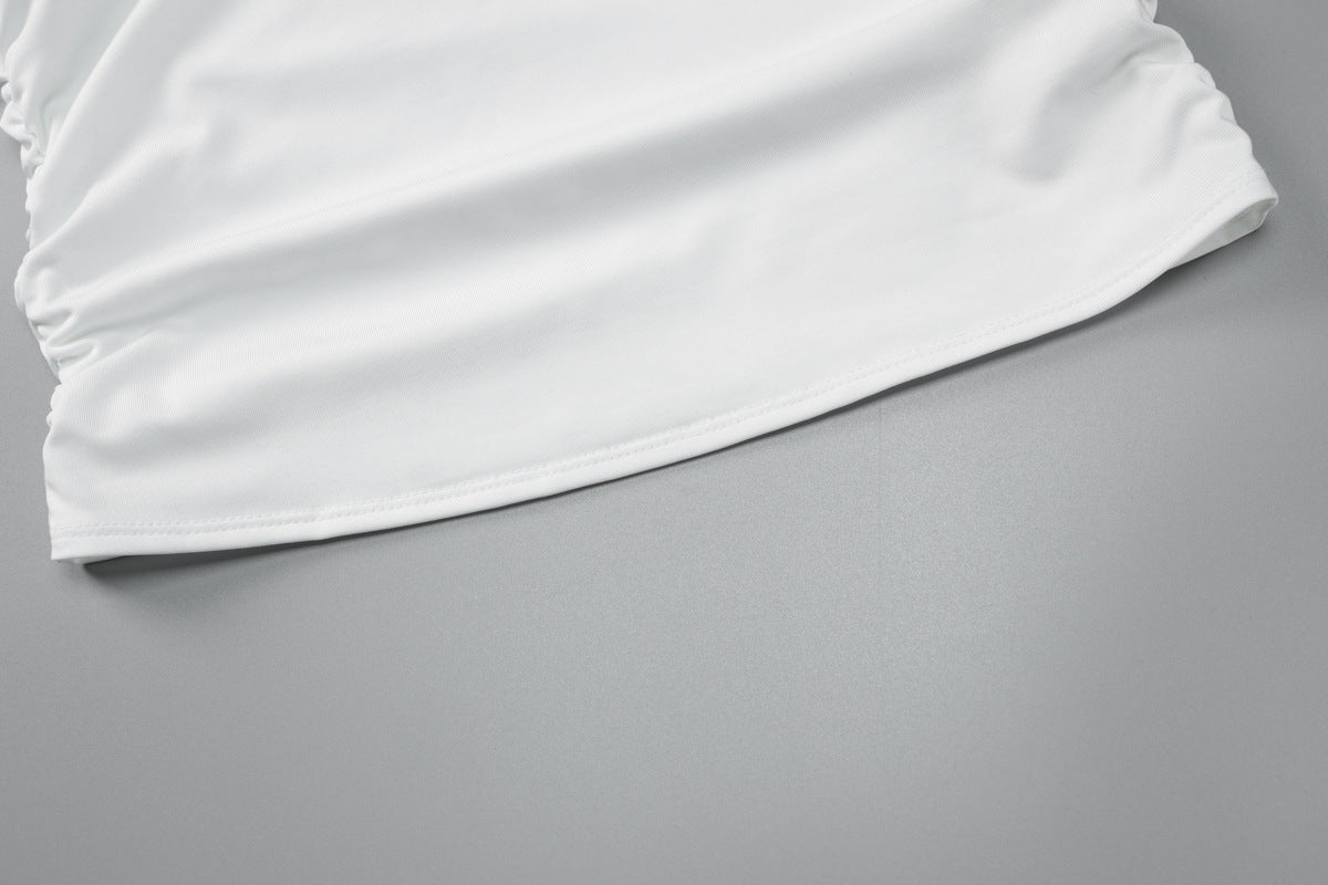 Women's Summer Solid Color Tank Top Butt-Lifting Shorts Sportswear Set 15