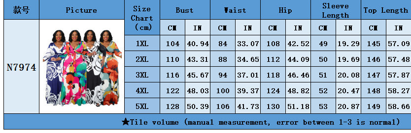 Plus Size Women Pocket Tie Printed Dress 14