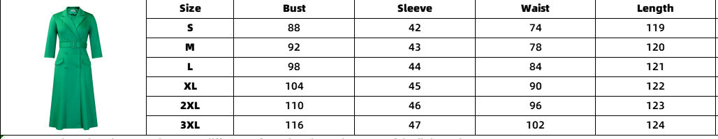 Women's Fashion Chic Double Breasted Turndown Collar Solid Color Career Dress 14