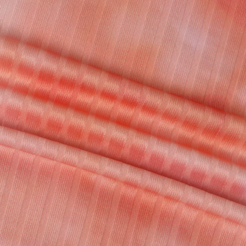 Women Ribbed Tie Dye Printed U Neck Lace-Up Dress 17