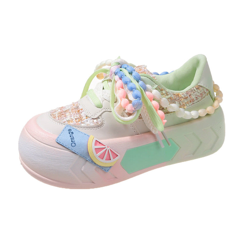 Women Sports Casual Thick Sole Sneakers 5