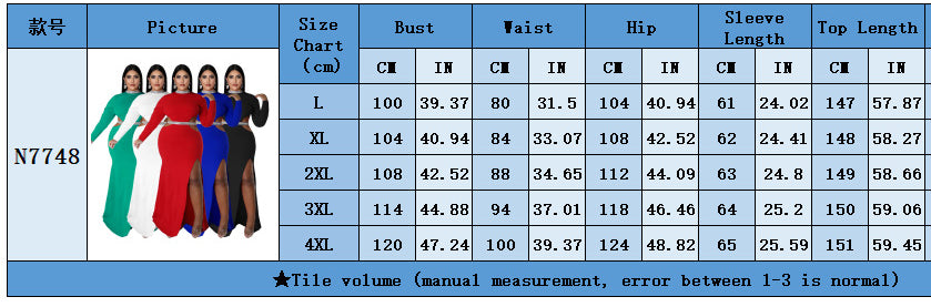 Fall Women'S Fashion Sexy Open Waist Slit Long Sleeve Maxi Dress 12