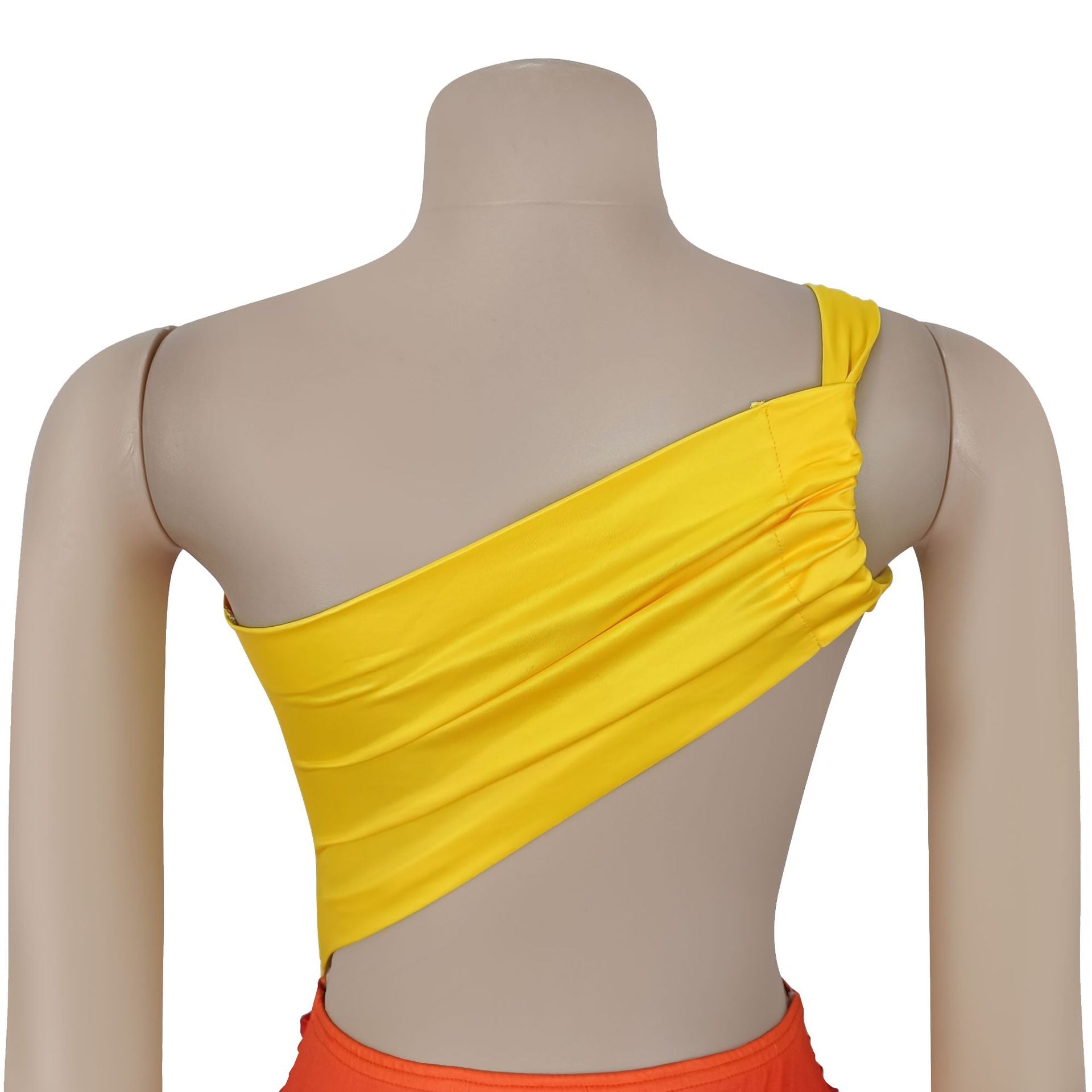 Fashion Women's Summer Sexy Slash Shoulder Bodycon Gradient Dress 19