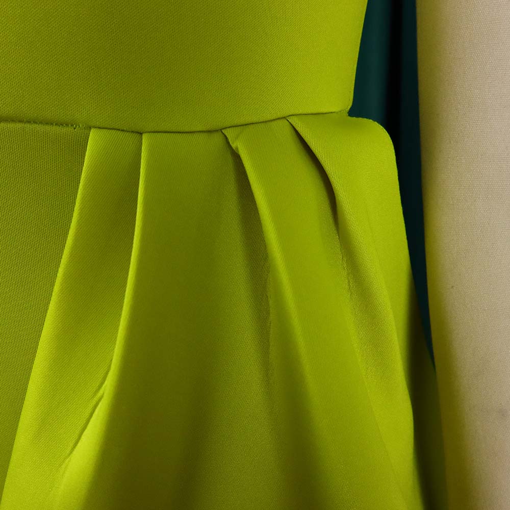 Women Summer Puff Sleeve Formal Party Slit Gown Dress 13