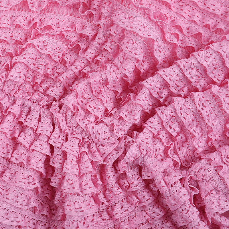 Women Elegant Jacquard Off-Shoulder Wave Pattern Long-Sleeved Dress 13