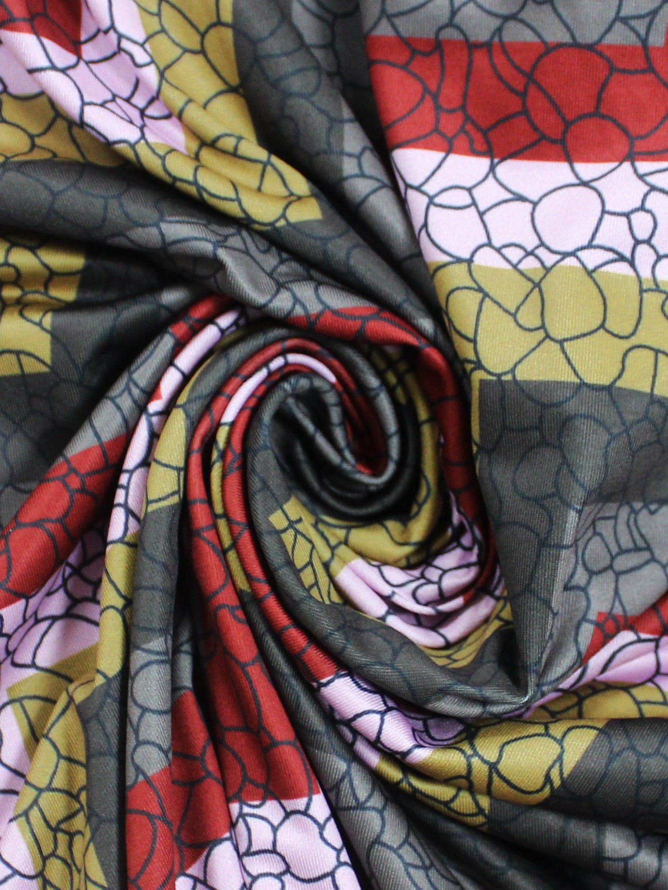 Spring & Autumn Women's Fashion Elegant Wrap V-Neck Half-Sleeve Print Belt Maxi Dress 126