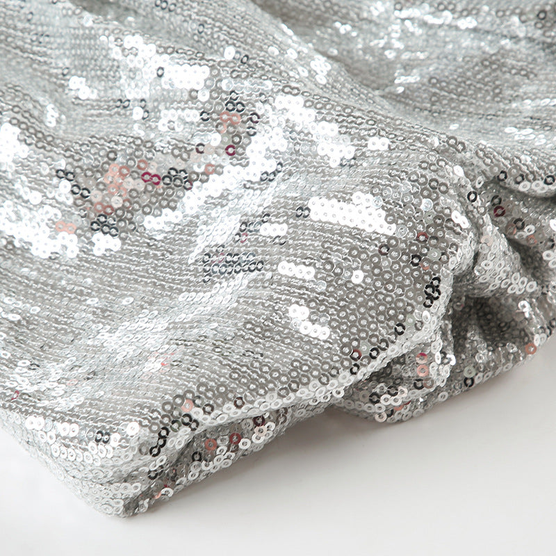 Women Sexy Sequined Bubble Skirt 16