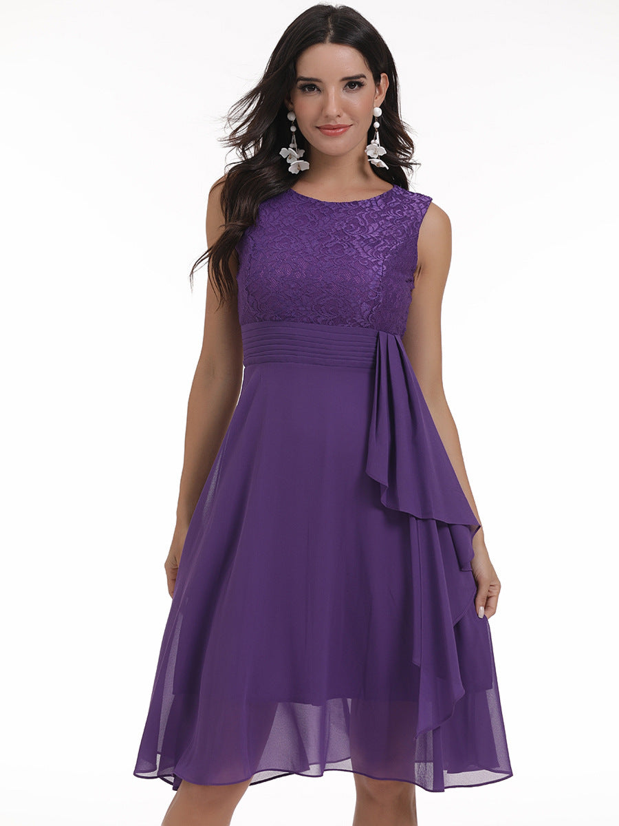 Women chiffon lace dress 54