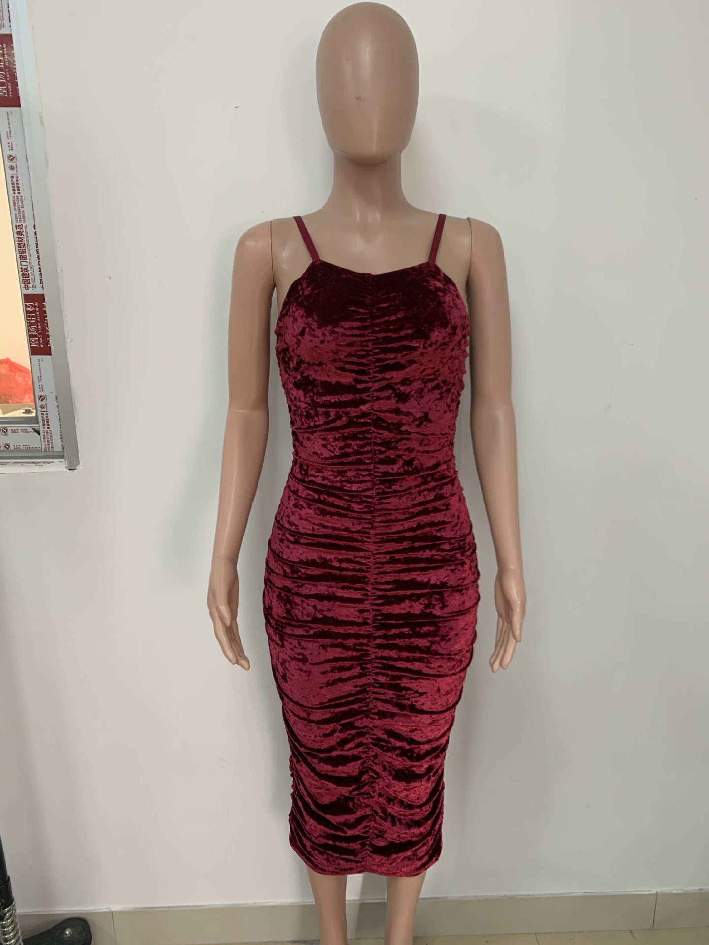 Summer Chic Strap Ruffle Bodycon Dress 8