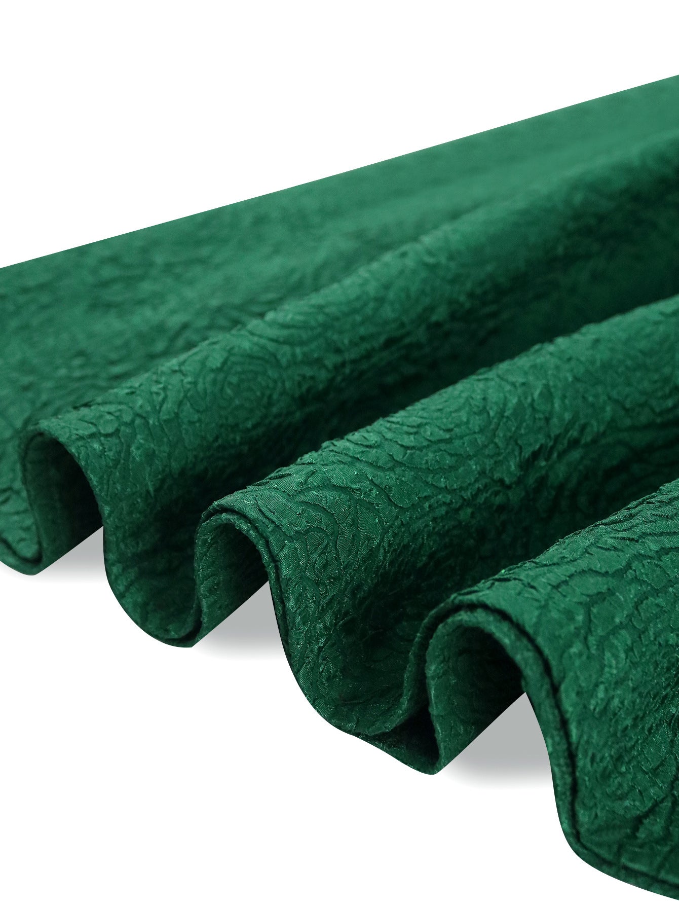 Women elegant ruffle square neck rose jacquard Formal Party Dress 13