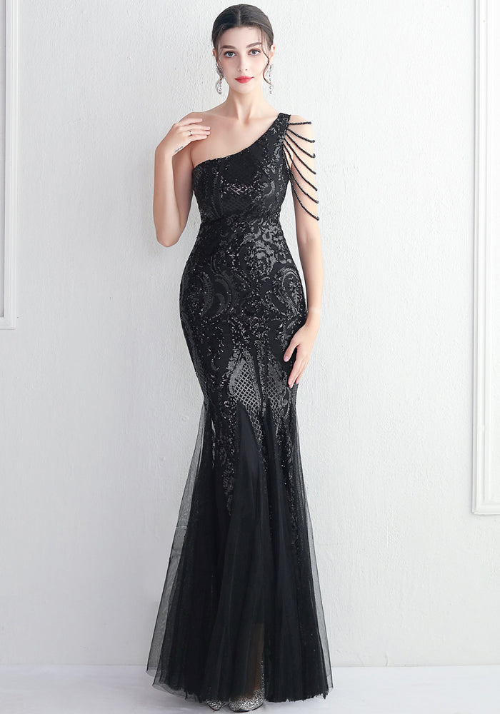 Plus Size Women Sequin Formal Party Evening Dress