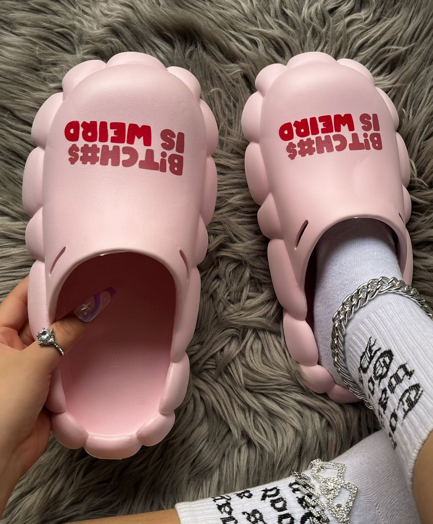Spring and summer women's shoes Baotou sandals and slippers couple eva waterproof half slippers women Slippers 12