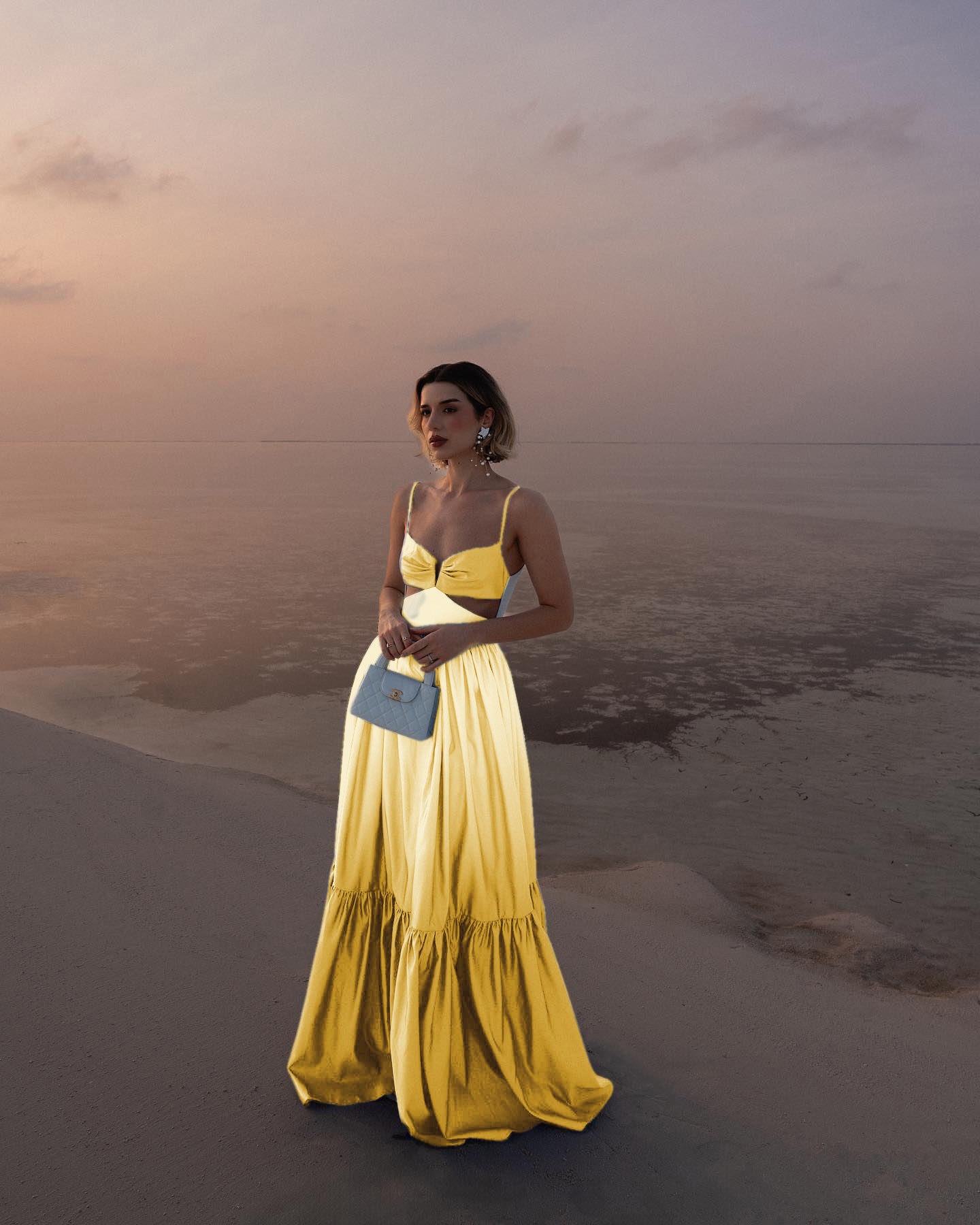 Women Summer Suspender Gradient Backless Sleeveless Dress 3