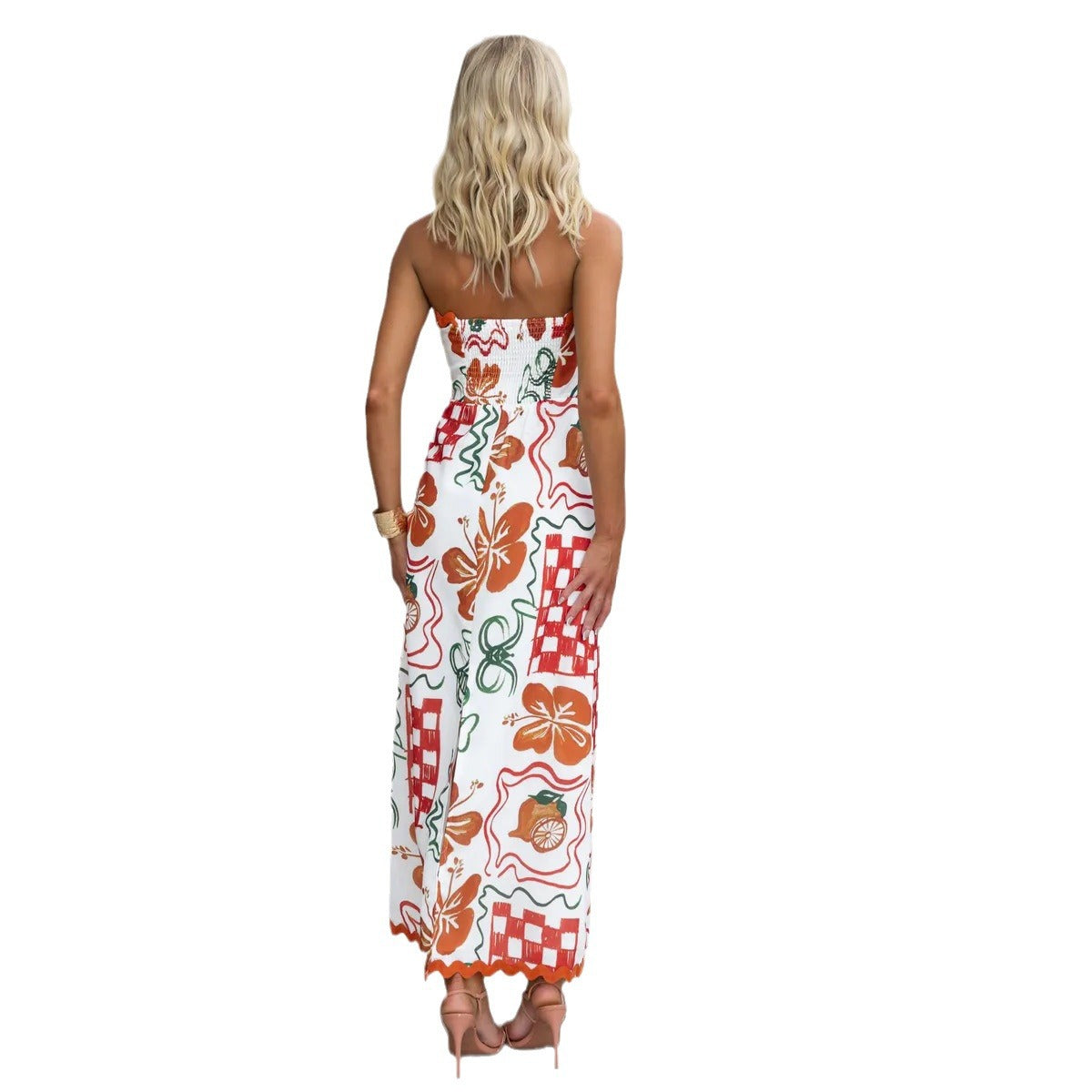 Women Wrap and Gather Casual Holidays Loose Dress 6