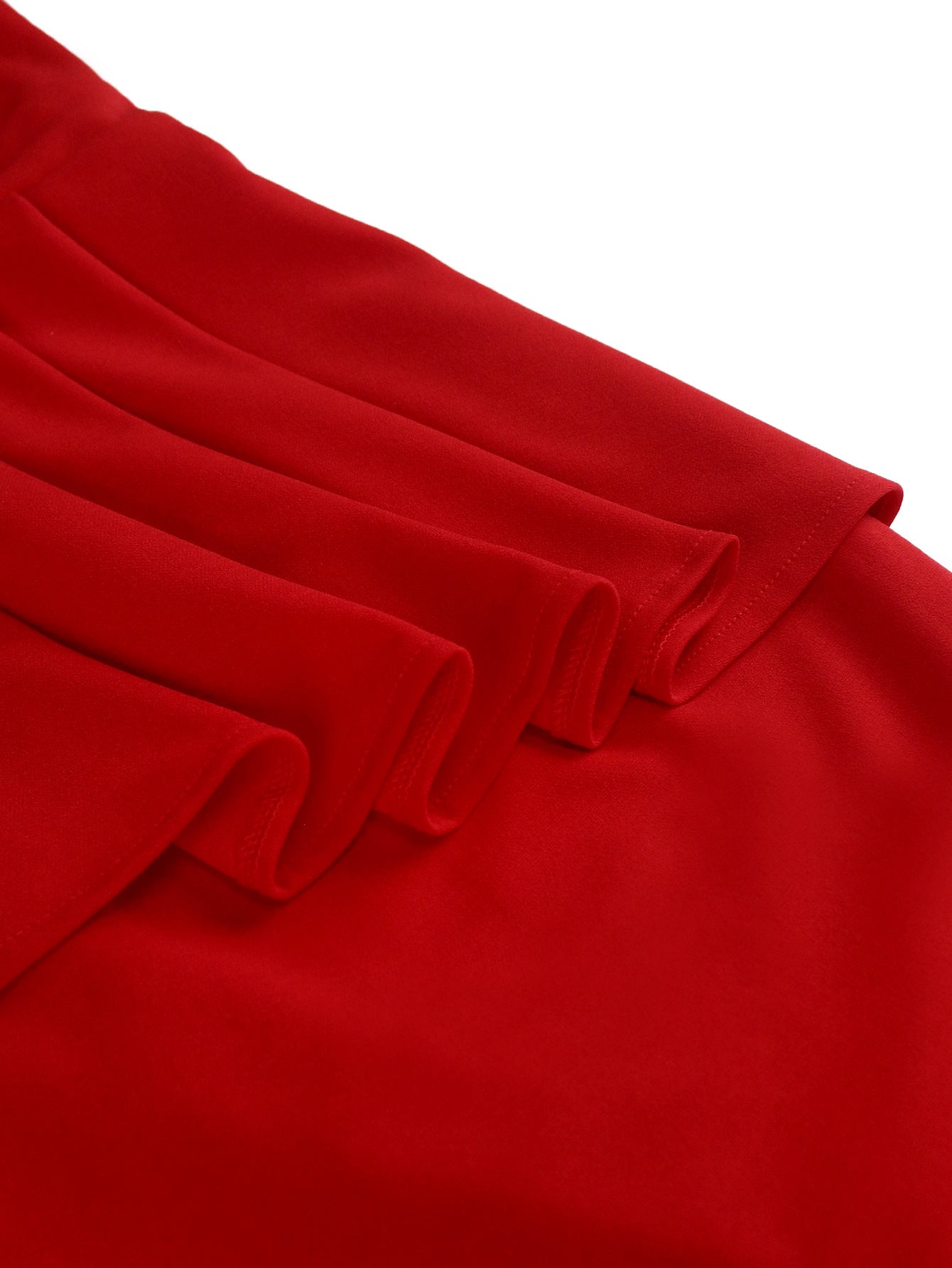 Lace Patchwork Round Neck Long Sleeve Bodycon Chic Beaded Formal Party Dress 16