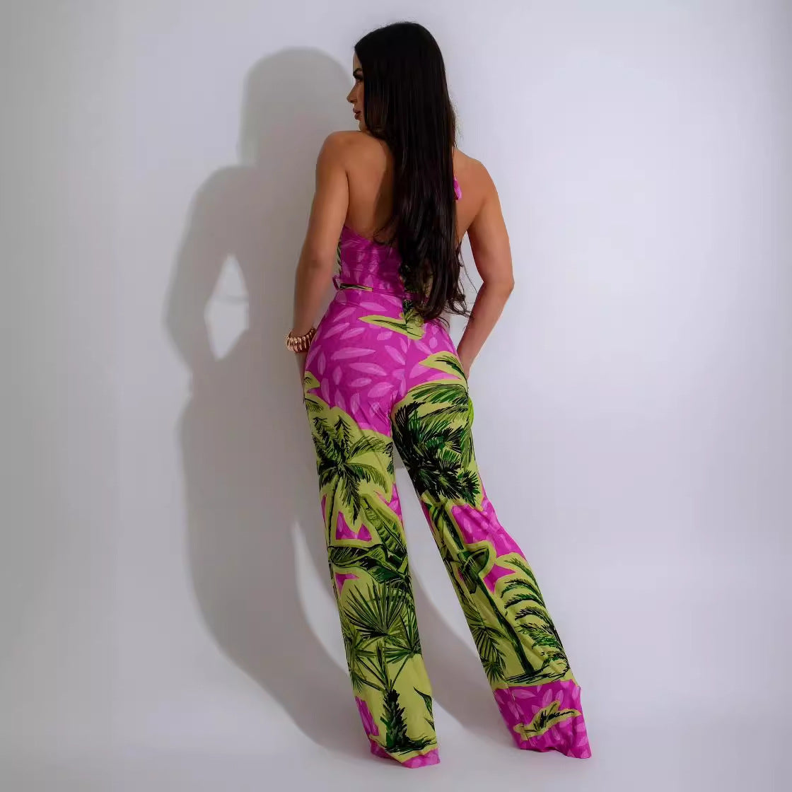 Women Sexy Print Jumpsuit 6