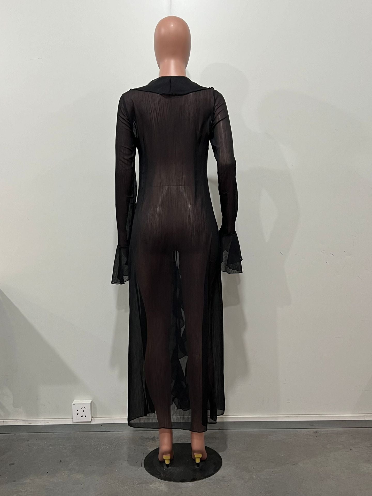 Spring Summer Long Sleeve Cardigan Beach Bikini Sun Protection Cover-up 11