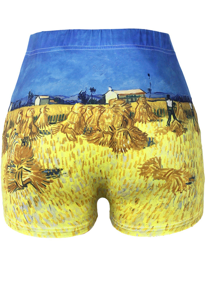 Women printed shorts