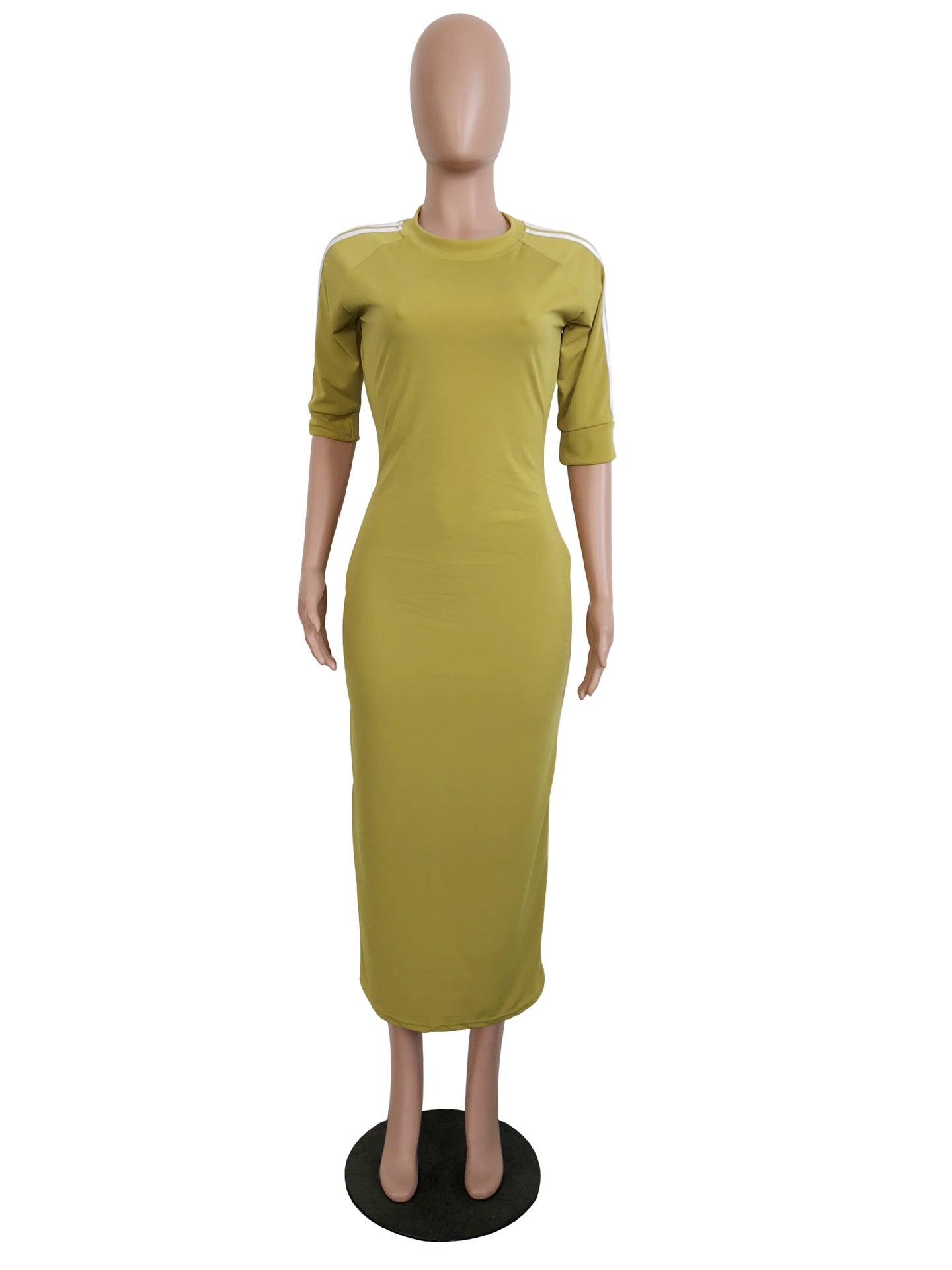 Women white striped dress 26