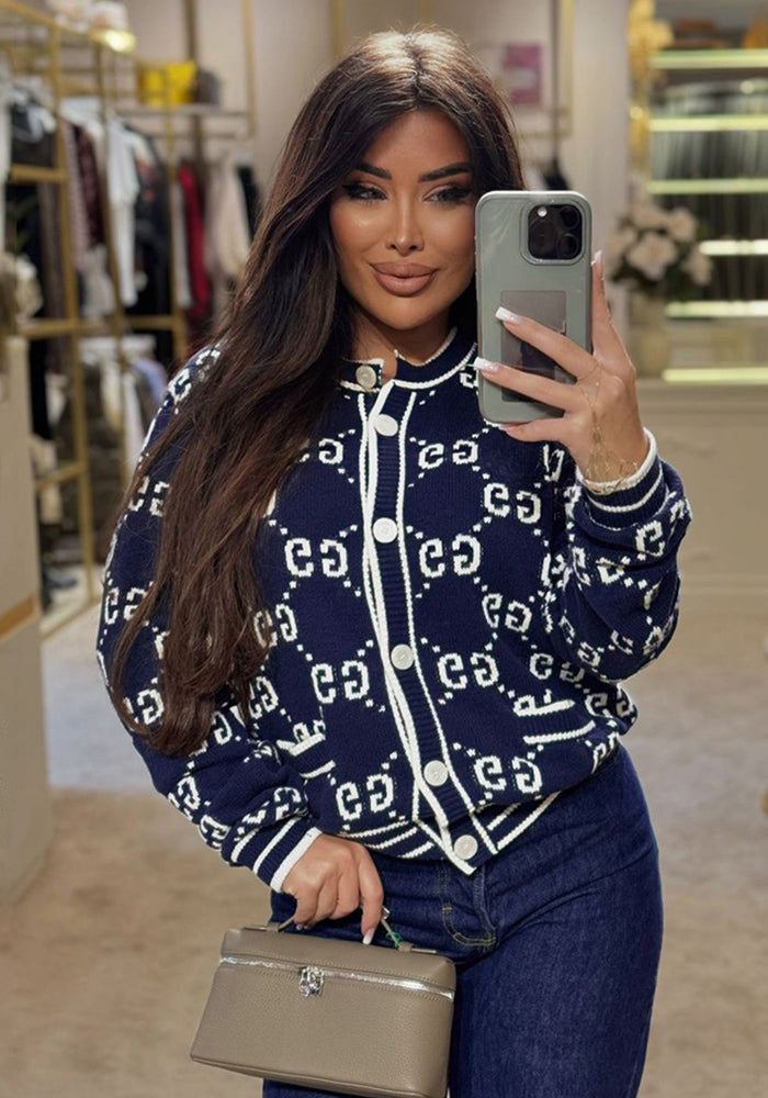 Women's Winter Sweater Button Cardigan