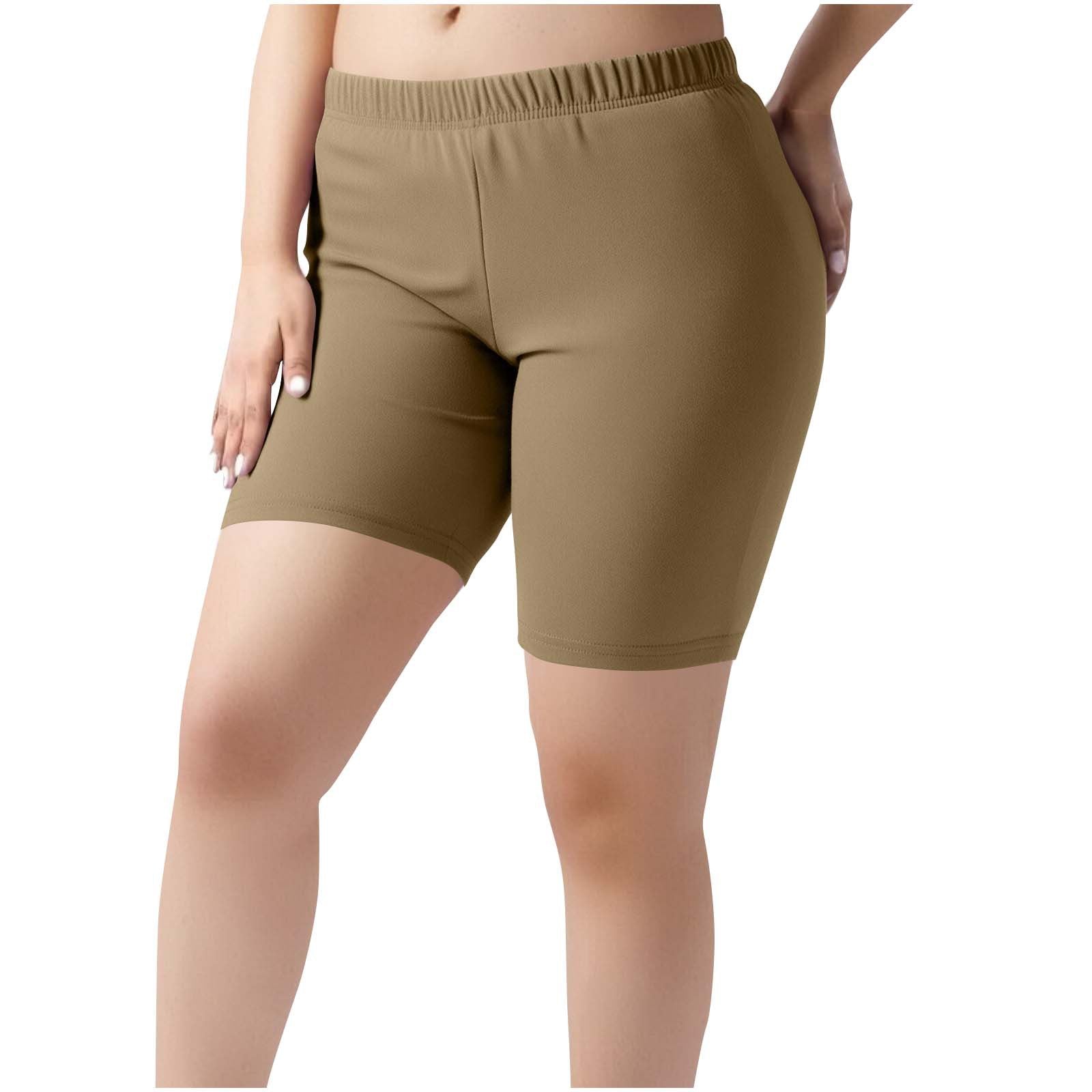 Women's Trousers Hot Shorts Plus Size Elastic Waist Casual Pants 17