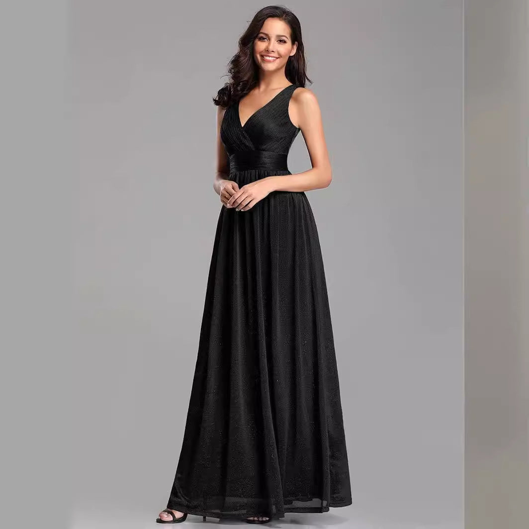 Elegant Sexy V-Neck Low Back Evening Dress Formal Party Gown（Processing time need 3-6 days） 12