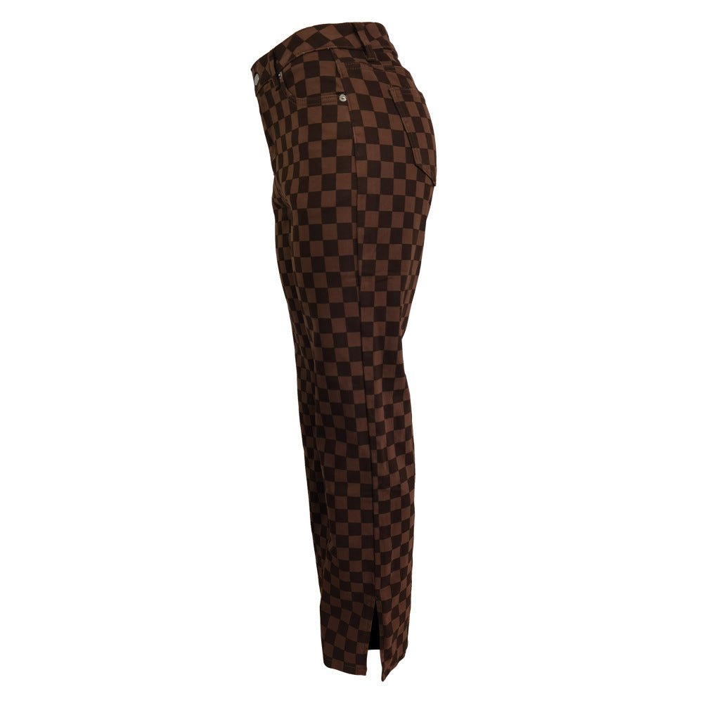 Women Slit Casual Pants 14