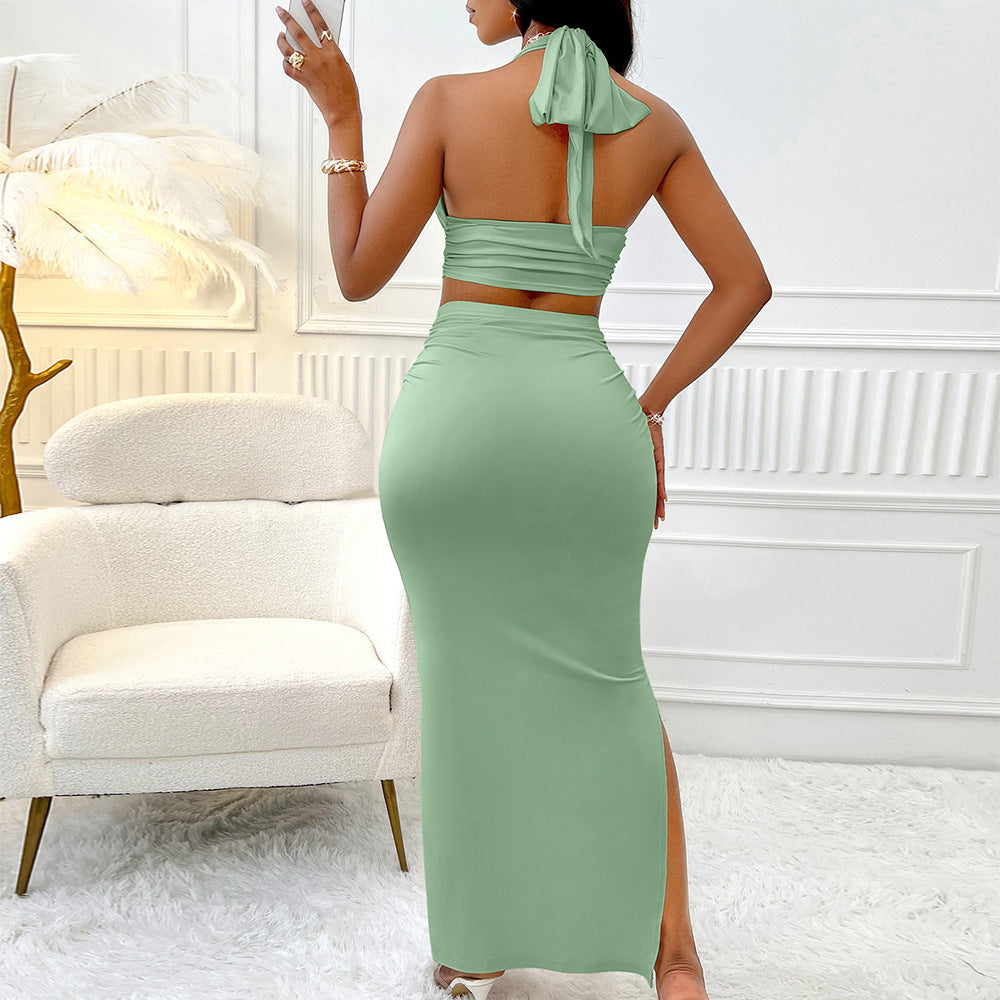 Women Top and Skirt Two-piece Set 16