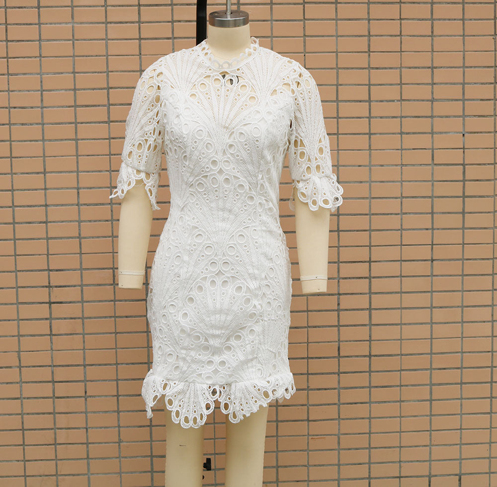 Spring And Summer Women's Clothing Women's Lace Fashion Dress 10