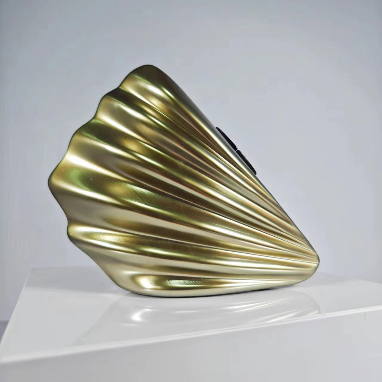 Women's Shoulder/Crossbody Bag Fan-Shaped Shell Acrylic Clutch for Wedding & Evening Party 7