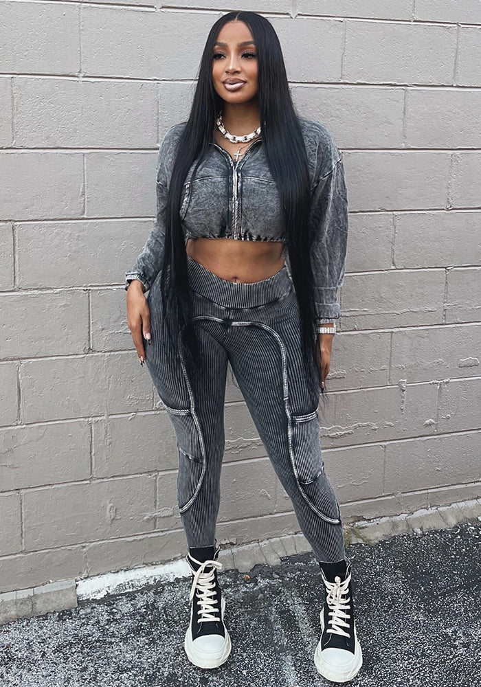 Women sports Top and Pant Casual Two Piece Set