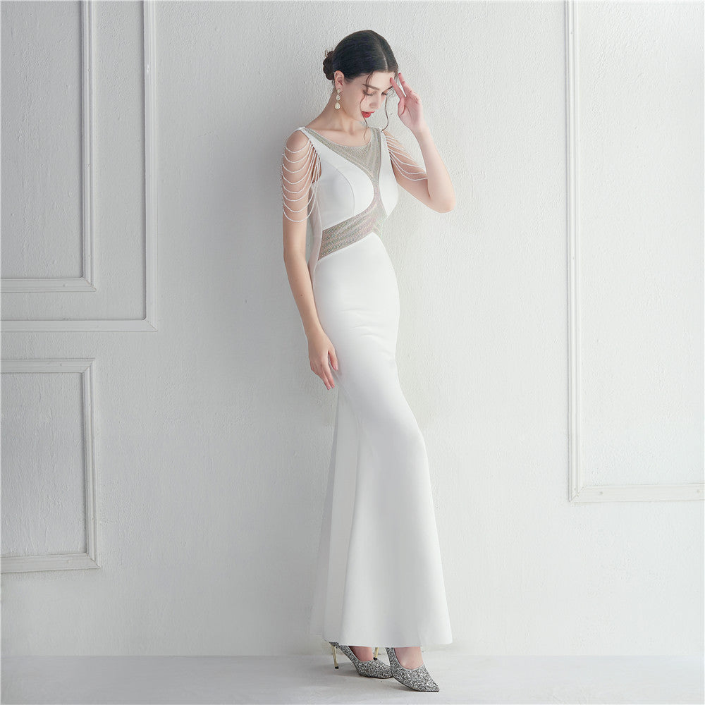 Beaded Gown Dinner Prom Long Evening Dress 45