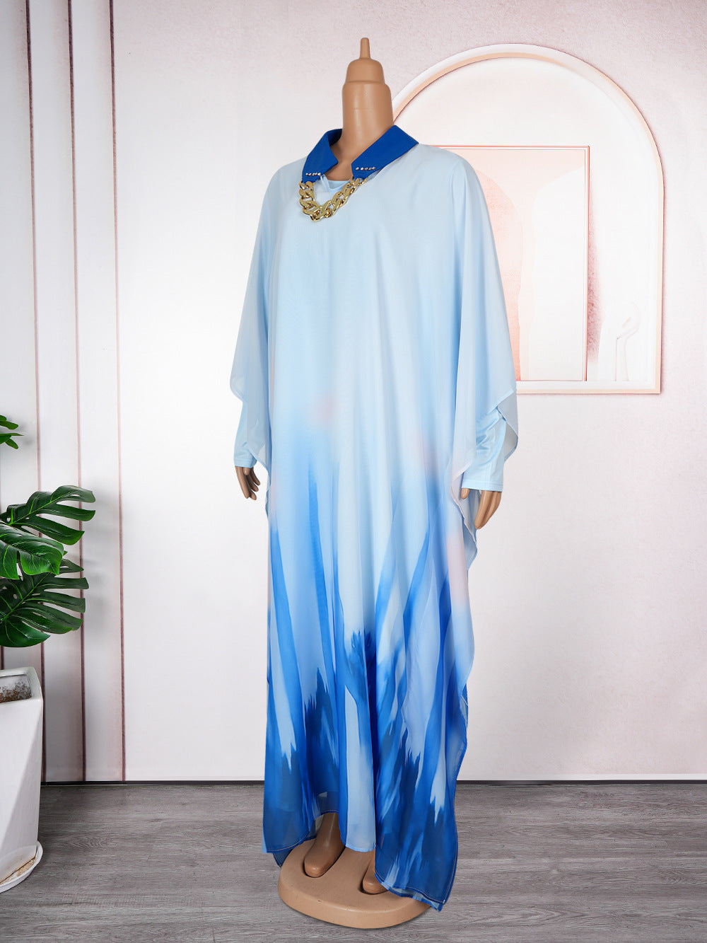 Print Robe Africa Plus Size Two-Piece Women's Dress 18