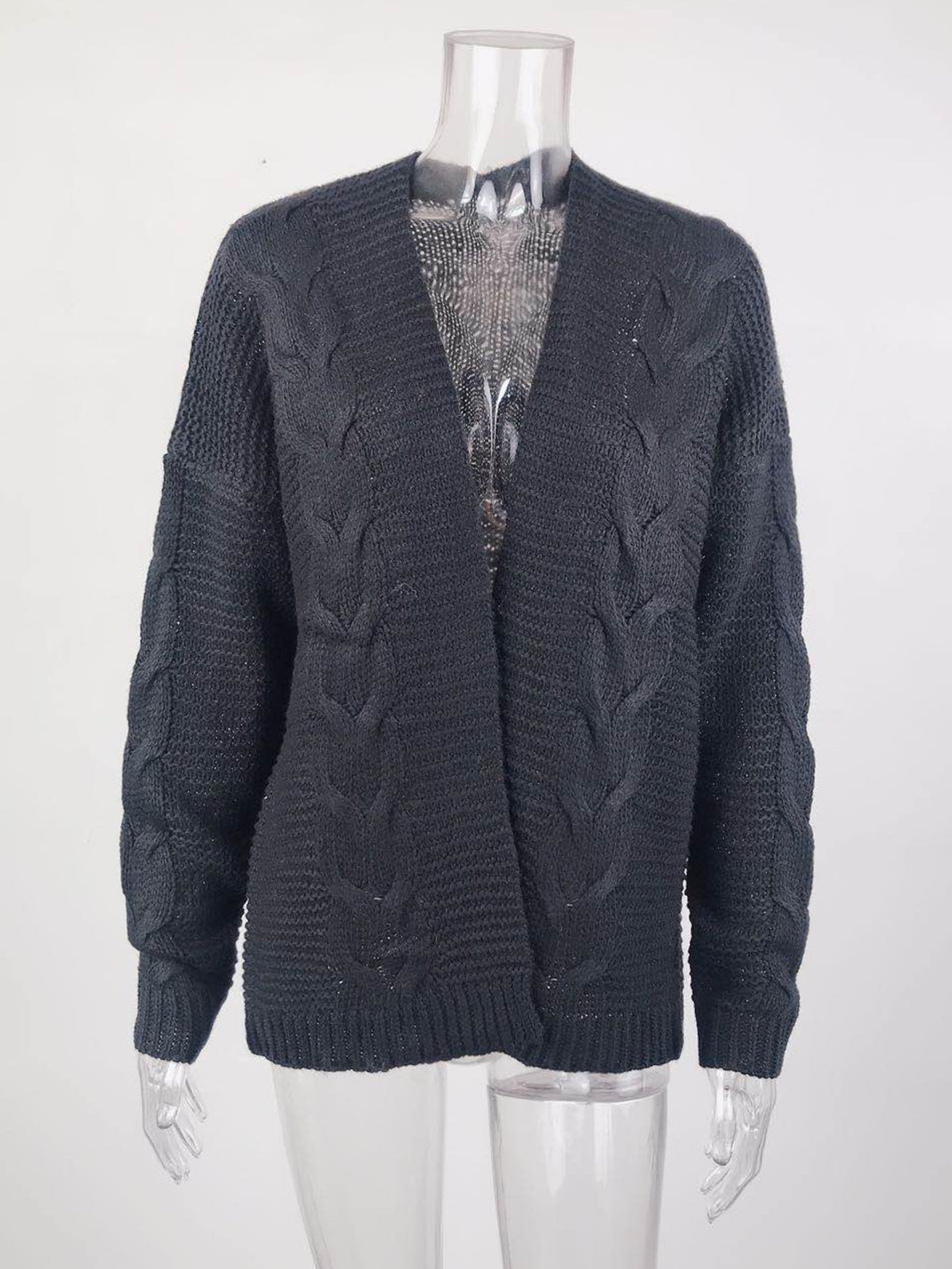 Autumn And Winter Sweaters Warm Knitting Cardigan Tops For Women 11