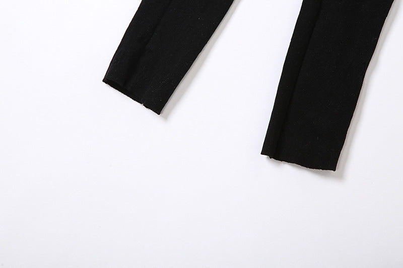 Summer Women Sexy Hollow High Waist Knitting Jacquard Jumpsuit 15