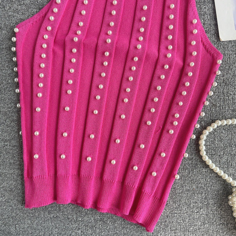 Women Sexy Off-Shoulder Halter Neck Camisole 10