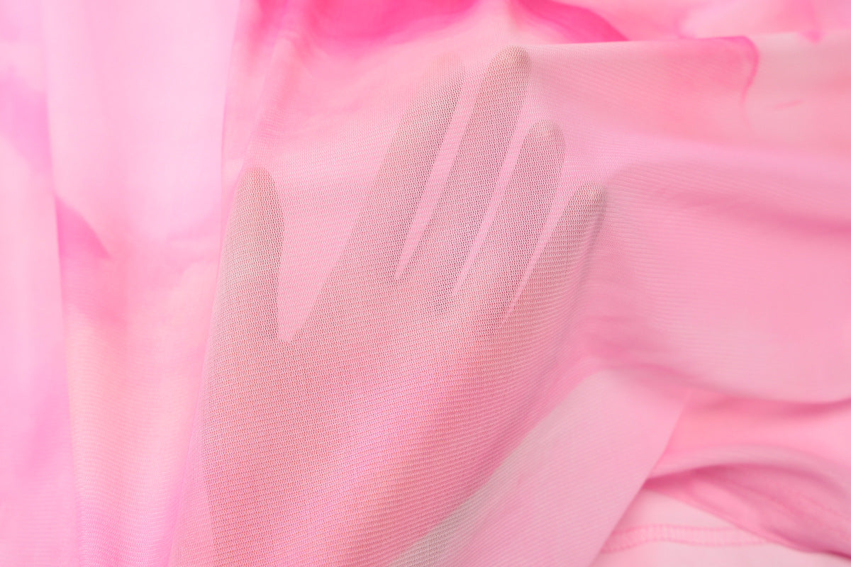 Women Spring Summer Sexy Backless Printed V-Neck Lace-Up Dress 18